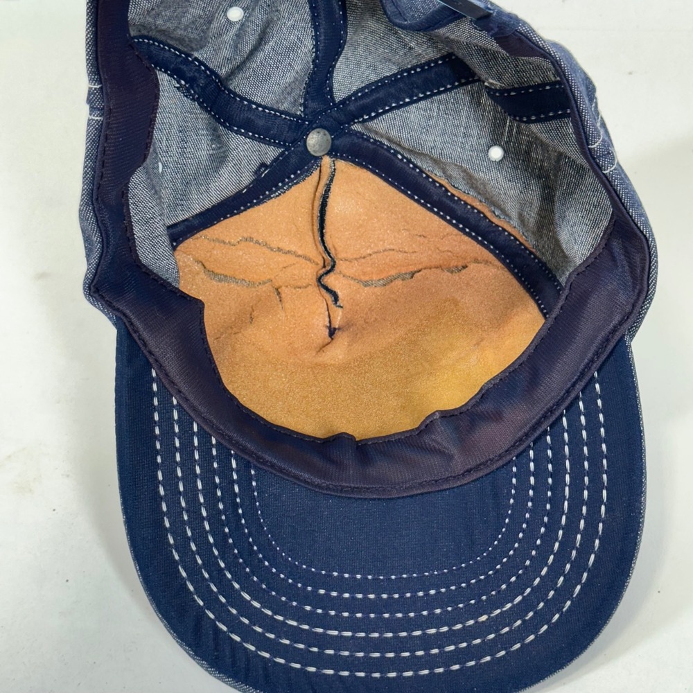 Vintage Cook Welding Body Shop Winfield WV Denim Trucker Hat Blue Snapback - Picture 6 of 7